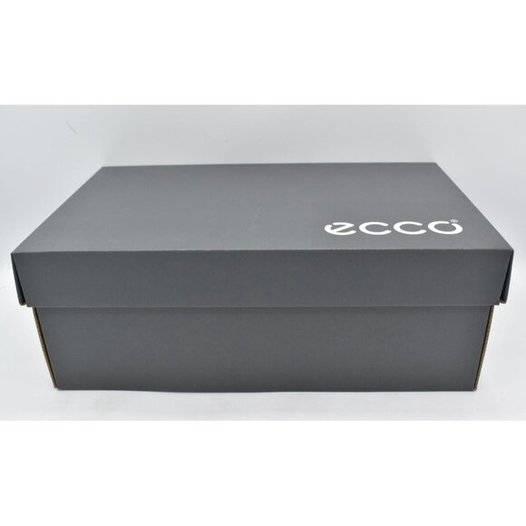 ECCO EU 38 US 7-7.5 Soft Classic Black Leather Slip On Sneakers Shoes - Picture 10 of 11